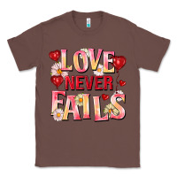 Chestnut Love never fails Classic Tee - FaDigitalArtStudio