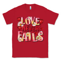 Red Love never fails Classic Tee - FaDigitalArtStudio
