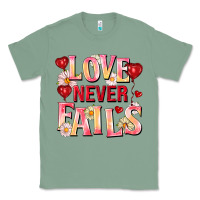 Sage Love never fails Classic Tee - FaDigitalArtStudio