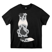 Black australian shepherd Heavy Core Tee - linhVisuals