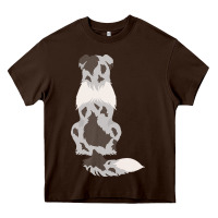 Chocolate Brown australian shepherd Heavy Core Tee - linhVisuals