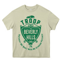 Mossy troop beverly hills single color Heavy Core Tee - linhVisuals