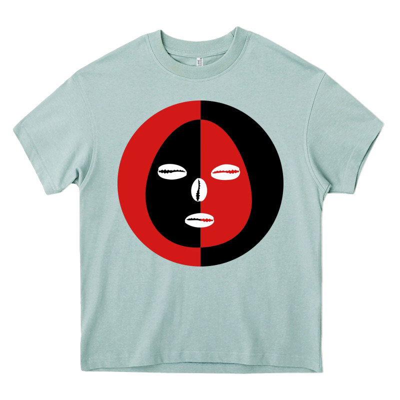 Eleggua 2 Colors Face Heavy Core Tee by linhVisuals | Teevron