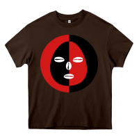 Chocolate Brown eleggua 2 colors face Heavy Core Tee - linhVisuals