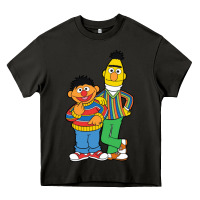 Asphalt bert and ernie Heavy Core Tee - linhVisuals