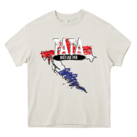 Cream mens tata croatian father croatia bester papa father's day Heavy Core Tee - linhVisuals