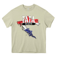 Mossy mens tata croatian father croatia bester papa father's day Heavy Core Tee - linhVisuals