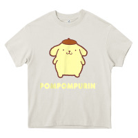 Cream pompompurin character front and back t shirt Heavy Core Tee - linhVisuals