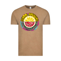 Vintage Coffee Hello Summer Vintage Tee - CowhideDigitalArt