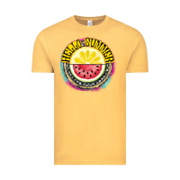 Vintage Mustard Hello Summer Vintage Tee - CowhideDigitalArt
