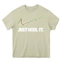 Mossy just hodl it Heavy Core Tee - linhVisuals