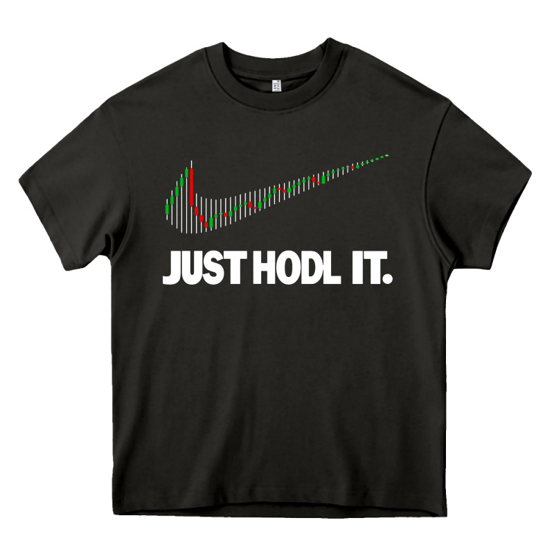 Just Hodl It Heavy Core Tee by linhVisuals | Teevron