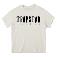 Cream trapstar Heavy Core Tee - linhVisuals