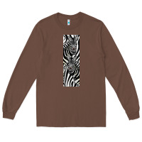 Chestnut Zebra Long Sleeve Tee - LillyAllenDesigns