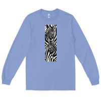 Colony Blue Zebra Long Sleeve Tee - LillyAllenDesigns