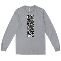 Heather Grey Zebra Long Sleeve Tee - LillyAllenDesigns