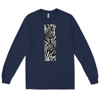 Navy Zebra Long Sleeve Tee - LillyAllenDesigns