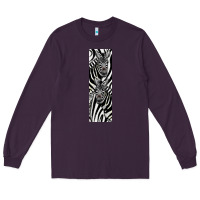 Plum Zebra Long Sleeve Tee - LillyAllenDesigns