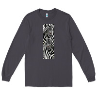 Smoke Zebra Long Sleeve Tee - LillyAllenDesigns