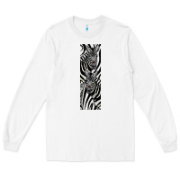White Zebra Long Sleeve Tee - LillyAllenDesigns
