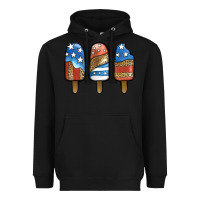 Black Patriotic Leopard Popsicles Heavyweight Hoodie - Jasminsmagicworld