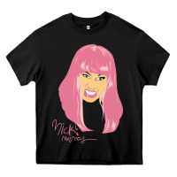 Black nicki Heavy Core Tee - linhVisuals