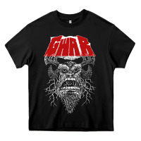 Black gwar fun Heavy Core Tee - linhVisuals