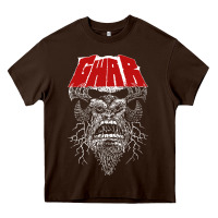 Chocolate Brown gwar fun Heavy Core Tee - linhVisuals