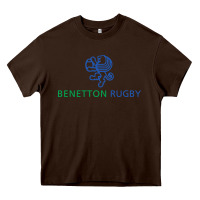 Chocolate Brown benetton rugby Heavy Core Tee - linhVisuals