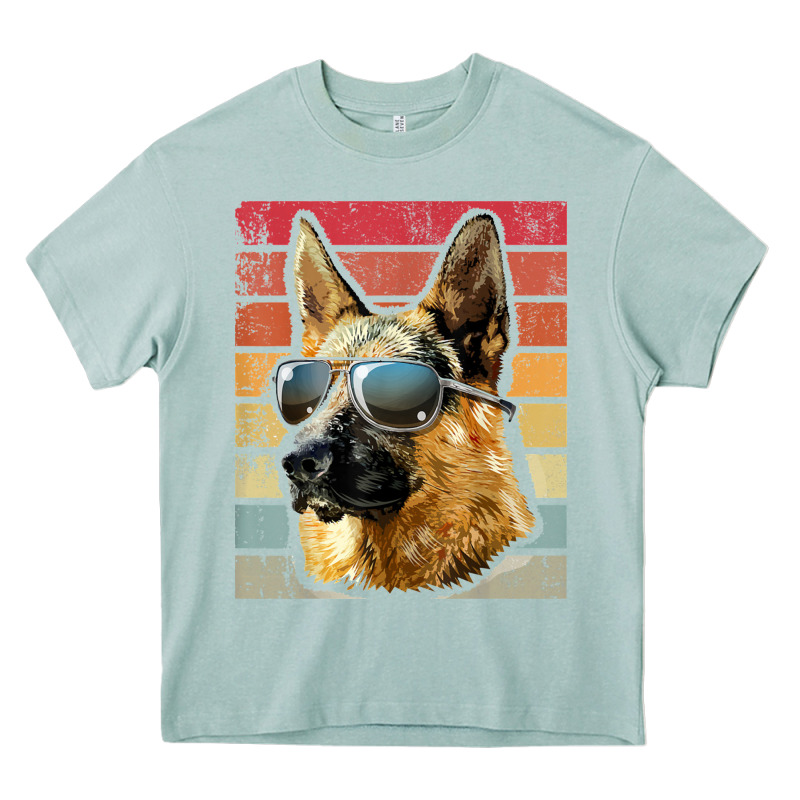 Retro Vintage German Shepherd German Shepherd Dog Gift Heavy Core Tee by linhVisuals | Teevron