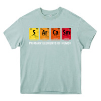 Arona sarcasm elements of humor periodic table graphic Heavy Core Tee - linhVisuals