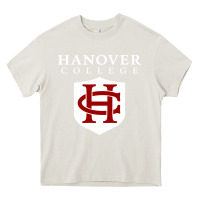 Cream hanover college Heavy Core Tee - linhVisuals
