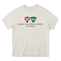 Cream hobart and william smith colleges Heavy Core Tee - linhVisuals