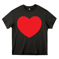 Asphalt big heart Heavy Core Tee - linhVisuals