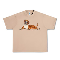 Burro Boxer Dog Illustrations Urban Heavy Tee - LillyAllenDesigns