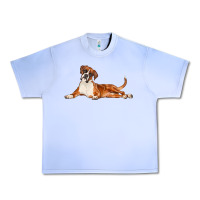 Grape Ice Boxer Dog Illustrations Urban Heavy Tee - LillyAllenDesigns