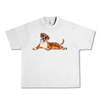 Lunar Rock Boxer Dog Illustrations Urban Heavy Tee - LillyAllenDesigns