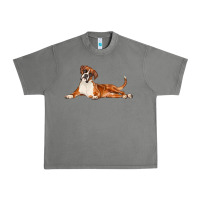 Tornado Boxer Dog Illustrations Urban Heavy Tee - LillyAllenDesigns