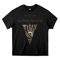 Black morrowind Heavy Core Tee - linhVisuals