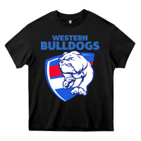 Black western bulldogs Heavy Core Tee - linhVisuals