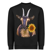 Black dark goat Heavyweight Sweatshirt - RanaPortraitStore