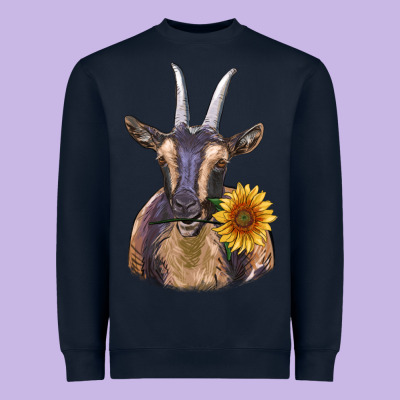 Dark Goat Heavyweight Sweatshirt Designed By Ranaportraitstore