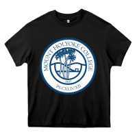 Black mount holyoke college Heavy Core Tee - linhVisuals
