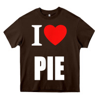 Retro Vintage Classic I Love Pie For Pie Lovers Cooks Chefs T Shirt Heavy Core Tee | Teevron