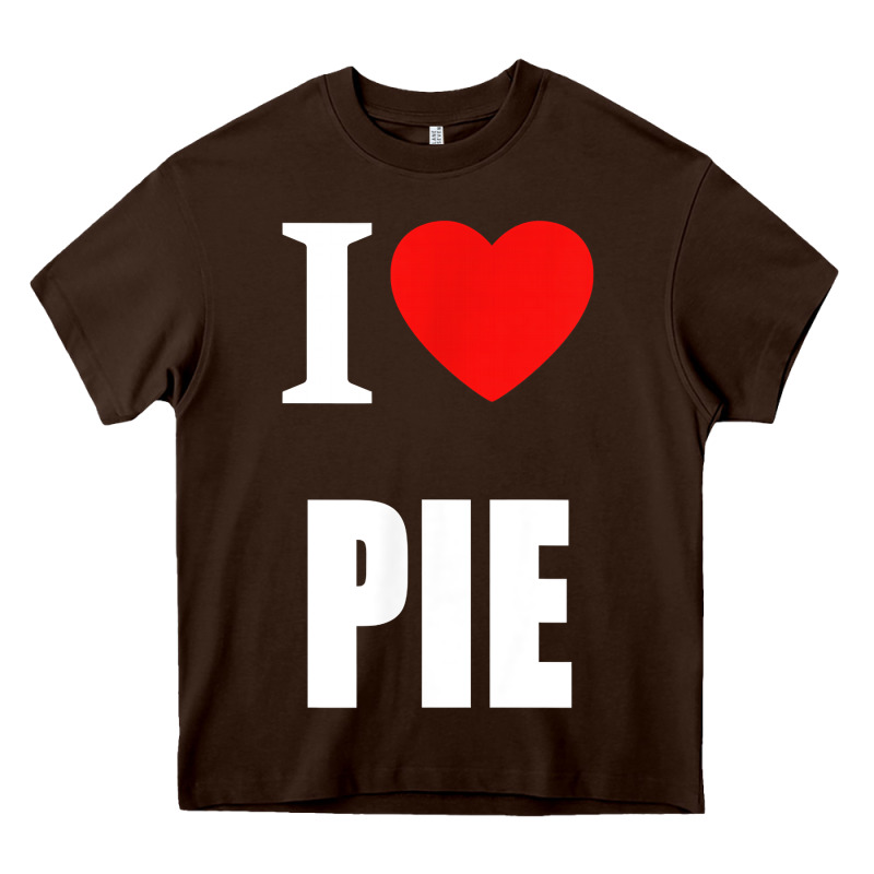 Retro Vintage Classic I Love Pie For Pie Lovers Cooks Chefs T Shirt Heavy Core Tee by linhVisuals | Teevron