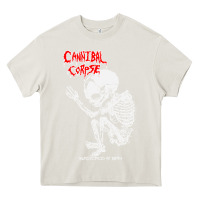 Cream butchered at birth Heavy Core Tee - linhVisuals