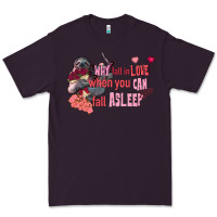Plum sloth why fall in love when you can fall asleep Premium Tee - FaDigitalArtStudio