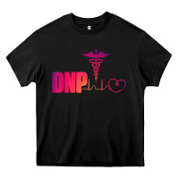 Black dnp doctor of nursing practice heartbeat color rn nurse Heavy Core Tee - linhVisuals