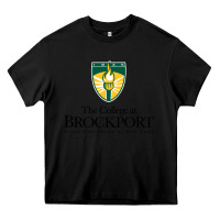 Black SUNY Brockport College Heavy Core Tee - linhVisuals
