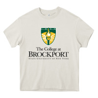 Cream SUNY Brockport College Heavy Core Tee - linhVisuals